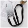 Mobigear Lanyard iPhone 13 Coque avec cordon en TPU Souple - Noir