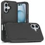 Mobigear Heavy Armor Coque iPhone 16 Coque arrière Rigide Anti-Chocs - Noir