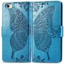 Mobigear Butterfly Housse iPhone 7 Etui Porte-Monnaie - Bleu