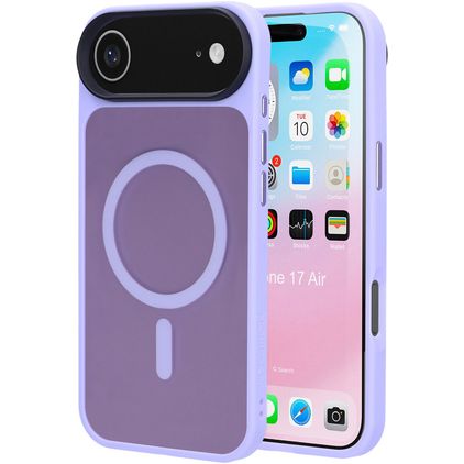 Mobiparts Hardcover Coque iPhone Air MagSafe Coque arrière Rigide - Satin Lila