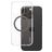 CARE by PanzerGlass Flagship Coque iPhone 16 Pro MagSafe Coque arrière Rigide - Transparent / Noir