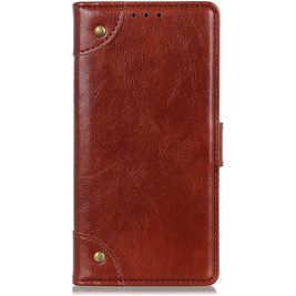 Mobigear Ranch Housse OnePlus Nord N100 Etui Porte-Monnaie - Marron