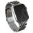 Burga Chic Royal Bracelet Acier Apple Watch Fermeture boucle déployante - 42/41/40/38 mm - Argent