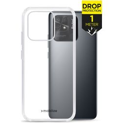 Mobilize Naked Protection Coque Transparente Xiaomi Redmi 10C Coque arrière Rigide Anti-Chocs - Transparent