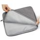 Mobigear Denim Zipper Pochette Ordinateur portable 15 - 16 Pouces Housse ordinateur - Violet