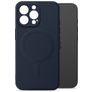 My Style Protective Flex Coque iPhone 15 Pro MagSafe Coque arrière en TPU Souple - Bleu Marin