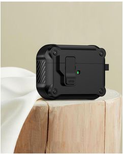 Mobigear Armor Clip Coque rigide pour Apple AirPods Pro 3 - Noir