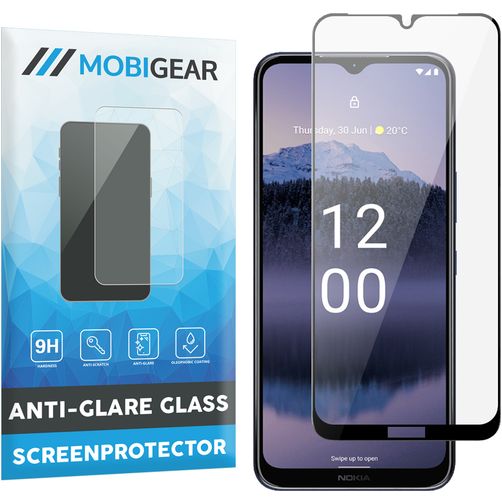 Mobigear Premium Nokia G11 Plus Verre trempé Protection d'écran - Compatible Coque - Noir