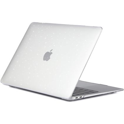 Mobigear Sparkle MacBook Air 13 Pouces (2018-2020) Coque - Transparent - Model A1932 / A2179 / A2337