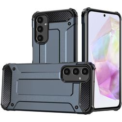Mobigear Outdoor Samsung Galaxy A35 Plastique rigide Coque arrière Antichoc - Bleu marine