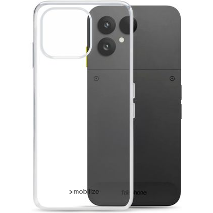 Mobilize Gelly Case Coque Transparente Fairphone 6 Coque arrière en TPU Souple - Transparent
