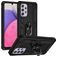 Mobigear Armor Ring Coque Samsung Galaxy A33 Coque arrière Rigide Anti-Chocs avec Anneau-Support - Noir