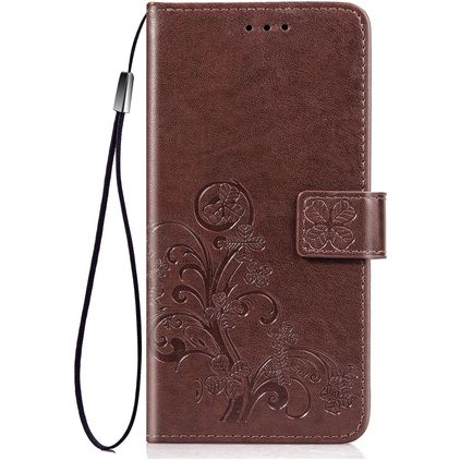 Mobigear Clover Huawei P40 Pro Étui Portefeuille - Marron