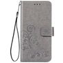 Mobigear Clover Housse Samsung Galaxy A52s 5G Etui Porte-Monnaie - Gris