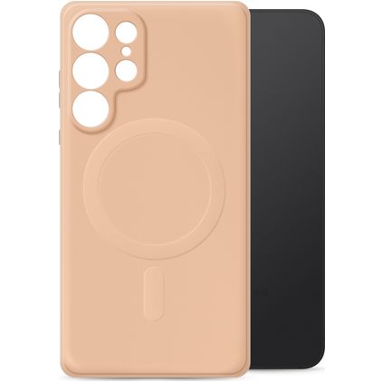 My Style Protective Flex Coque Samsung Galaxy S26 Ultra MagSafe Coque arrière en TPU Souple - Soft Pink