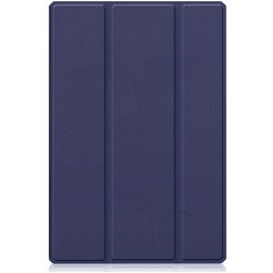 Mobigear Tri-Fold Gel Coque Samsung Galaxy Tab A8 10.5 (2021) Etui en TPU,Similicuir - Bleu