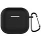Mobigear Colors Coque Apple AirPods 4 Coque en Silicone Souple - Noir