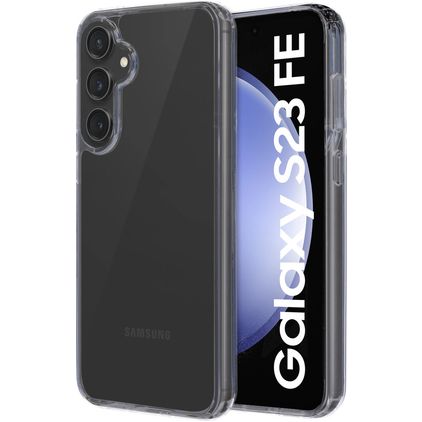 Mobiparts Classic Transparent Samsung Galaxy S23 FE Plastique rigide Coque arrière - Transparent
