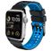 Mobigear Aero Armor Bracelet Silicone Apple Watch Fermeture boucle ardillon - 42/41/40/38 mm - Noir / Bleu