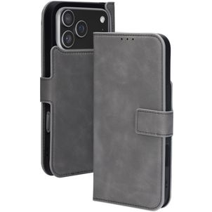 Mobiparts Classic Wallet Housse iPhone 17 Pro Max MagSafe Etui - Granite Grey