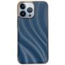 Mobigear Wavy Coque iPhone 14 Pro Max Coque arrière Rigide - Bleu