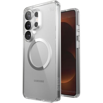 Speck Presidio2 Coque Transparente Samsung Galaxy S26 Ultra MagSafe Coque arrière Rigide Anti-Chocs - Transparent