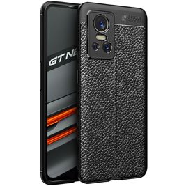 Mobigear Luxury Coque Realme GT Neo 3 Coque arrière en TPU Souple - Noir