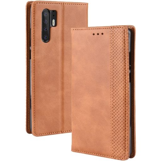 Mobigear Sensation Housse Huawei P30 Pro Etui Porte-Monnaie - Cognac