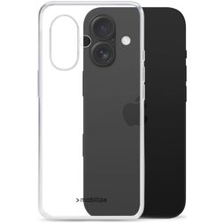 Mobilize Gelly Coque Transparente iPhone 16 Coque arrière en TPU Souple - Transparent