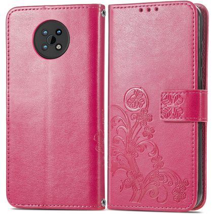 Mobigear Clover Housse Nokia G50 Etui Porte-Monnaie - Rose