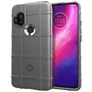Mobigear Rugged Shield Coque Motorola One Hyper Coque arrière en TPU Souple Anti-Chocs - Gris