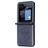 Mobigear Butterfly Samsung Galaxy Z Flip 7 FE Coque arrière - Bleu