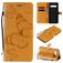 Mobigear Butterfly Housse LG V60 ThinQ Etui Porte-Monnaie - Cognac