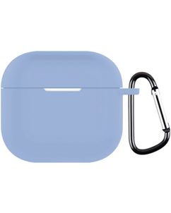 Mobigear Colors Coque Apple AirPods 4 Coque en Silicone Souple - Bleu
