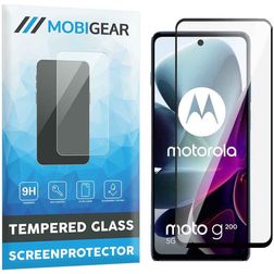 Mobigear Premium Motorola Moto G200 5G Verre trempé Protection d'écran - Compatible Coque - Noir