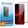 Mobigear Premium Xiaomi 13T Pro Verre trempé Protection d'écran - Compatible Coque - Noir (Lot de 2)