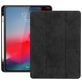 Mobigear Tri-Fold Gel Coque iPad Pro 12.9 Pouces (2018) Etui + Porte-crayon - Noir