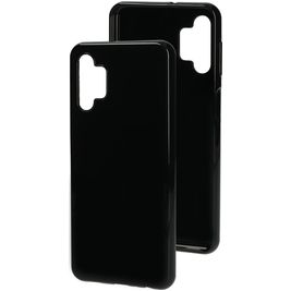 Mobiparts Classic Coque Samsung Galaxy A32 5G Coque arrière en TPU Souple - Noir