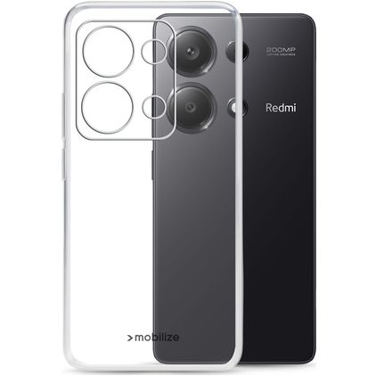 Mobilize Gelly Coque Transparente POCO M6 Pro Coque arrière en TPU Souple - Transparent