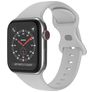 Mobigear Sport Dual Bracelet Silicone Apple Watch Fermeture à clou et passant - 49/46/45/44 mm - Gris