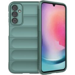 Mobigear Bumpy Coque Samsung Galaxy A24 Coque arrière en TPU Souple - Vert
