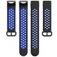 Mobigear Sport Plus Buckle Bracelet Silicone Fitbit Charge 3 Fermeture boucle ardillon - Noir / Bleu