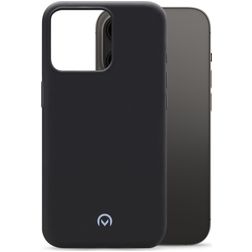 Mobilize Rubber Gelly Coque iPhone 14 Pro Coque arrière en TPU Souple - Matt Black