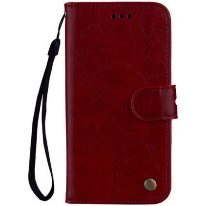 Mobigear Wallet Housse Huawei P Smart (2018) Etui Porte-Monnaie - Rouge