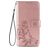 Mobigear Clover Housse Samsung Galaxy A32 4G Etui Porte-Monnaie - Rose doré