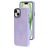Mobiparts Hardcover iPhone 15 Plus MagSafe Plastique rigide Coque arrière - Satin Lila