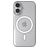 Nudient Thin Precise Transparent iPhone 16 MagSafe Plastique rigide Coque arrière - Transparent