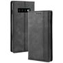 Mobigear Sensation Housse Samsung Galaxy S10 Etui Porte-Monnaie - Noir