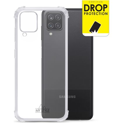 My Style Protective Flex Coque Transparente Samsung Galaxy M12 Coque arrière en TPU Souple Anti-Chocs - Transparent