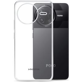 Mobilize Gelly Case Coque Transparente POCO F7 Pro Coque arrière en TPU Souple - Transparent